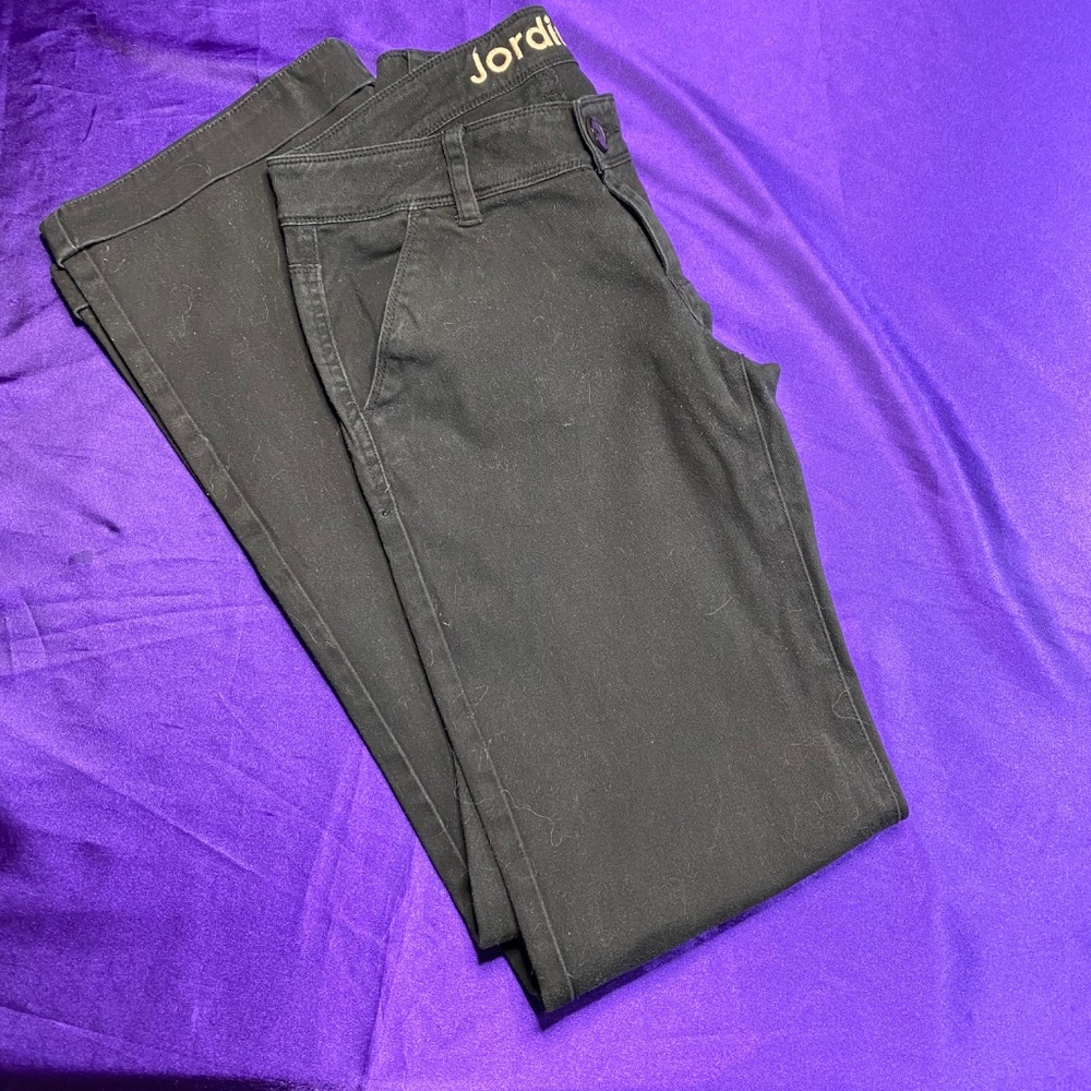 🖍 Jordin Black Cotton Pants Great Condition